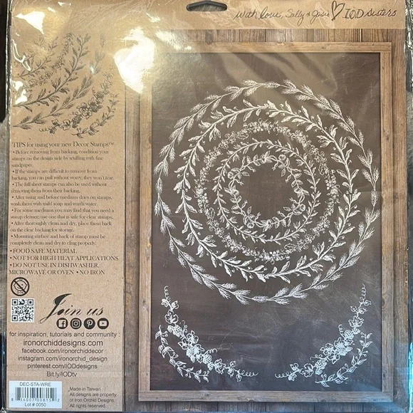 Iron Orchid Designs Wreath Builder Classic stamp - Picture 2 of 2